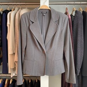 A. Byer Gray Blazer with Shoulder Pads SZ M